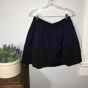 Black and deep navy cupcake skirt // size 8